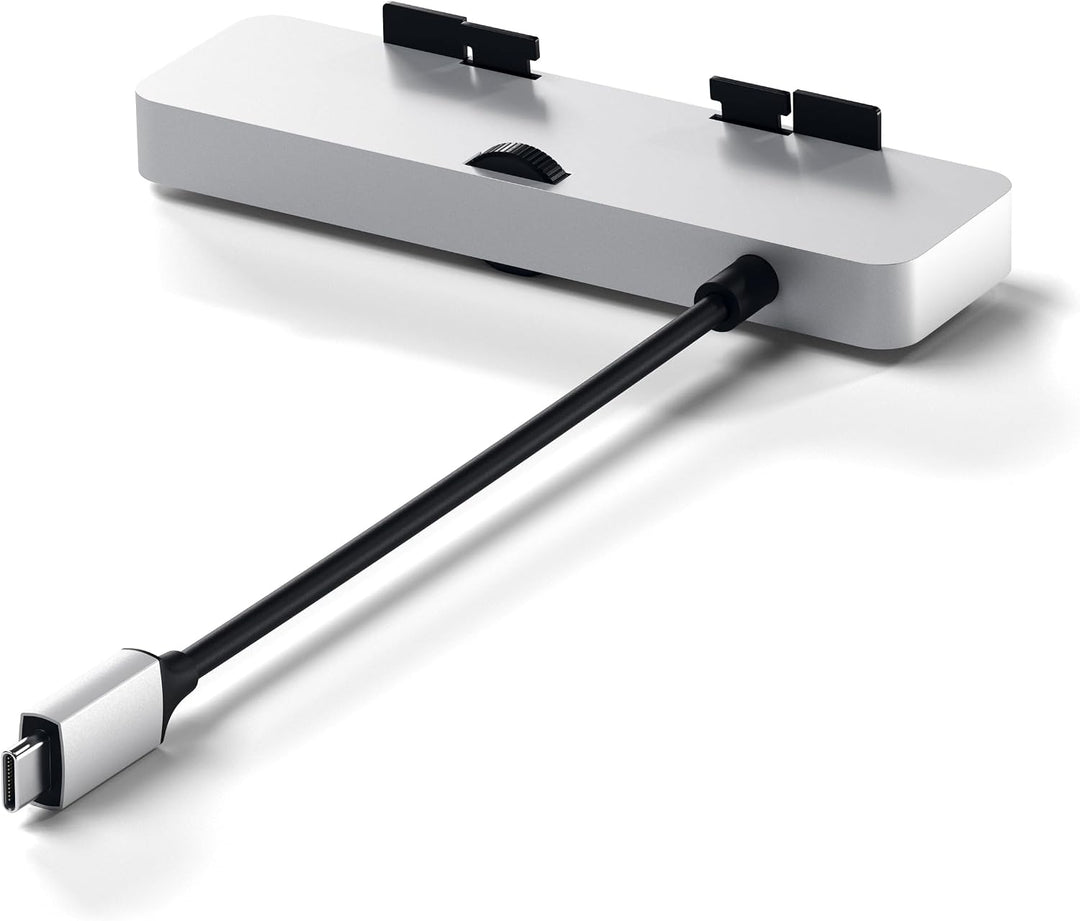 SATECHI USB-C Klemm-Hub für iMac, Silber 2017/2019/2020 iMac Silber, 2017/2019/2020 iMac Silber