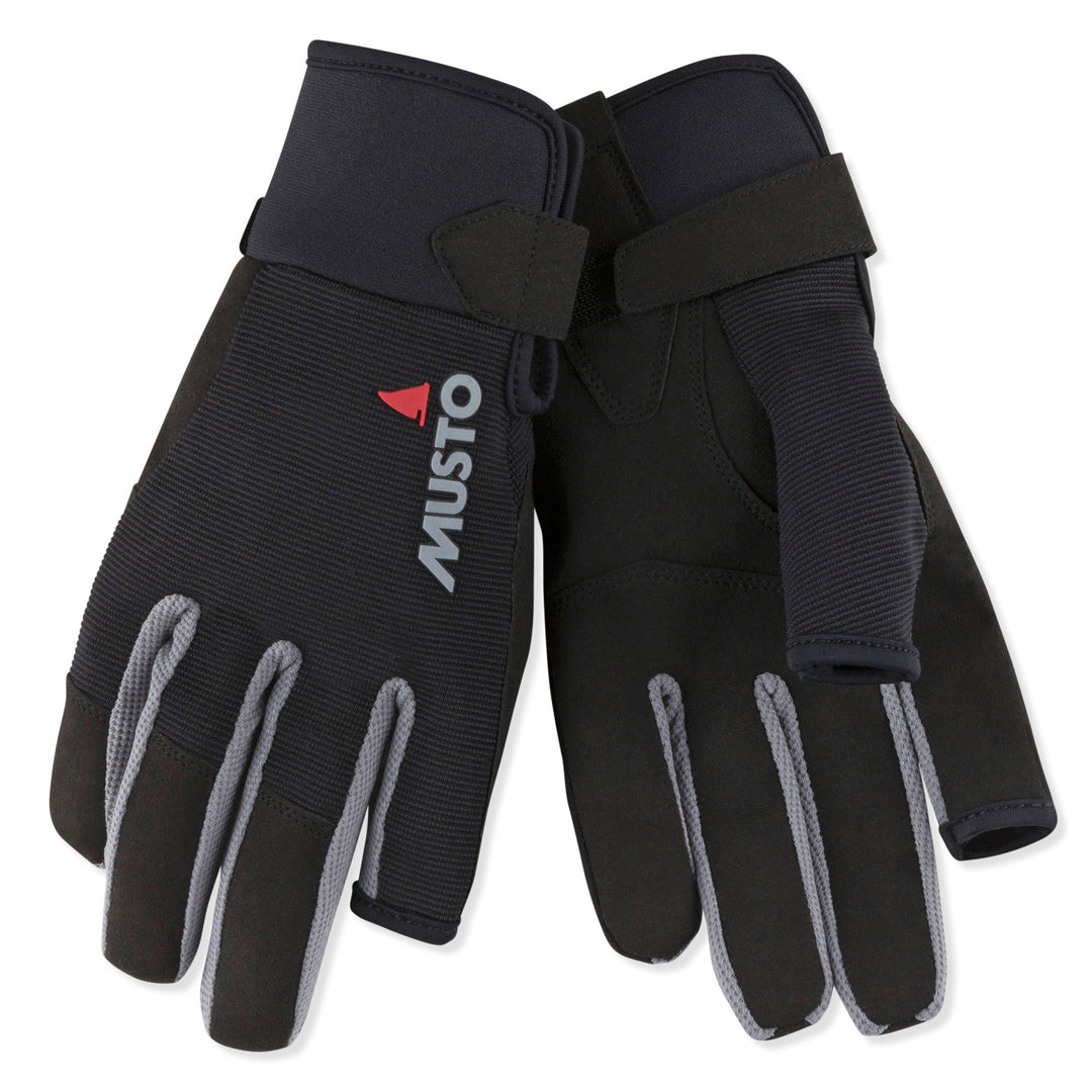 Musto 2018 Essential Segelhandschuhe Sailing Long Finger Gloves Black AUGL002 Size - - XS