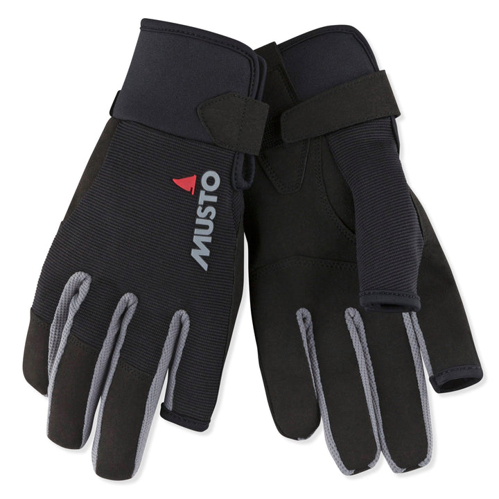 Musto 2018 Essential Segelhandschuhe Sailing Long Finger Gloves Black AUGL002 Size - - XS
