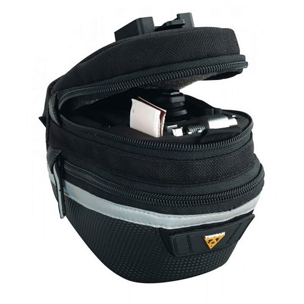Topeak Satteltaschen Satteltaschen QuickClick Survival Tool Wedge Pack II (MJ 2020) aus 1000D Nylon