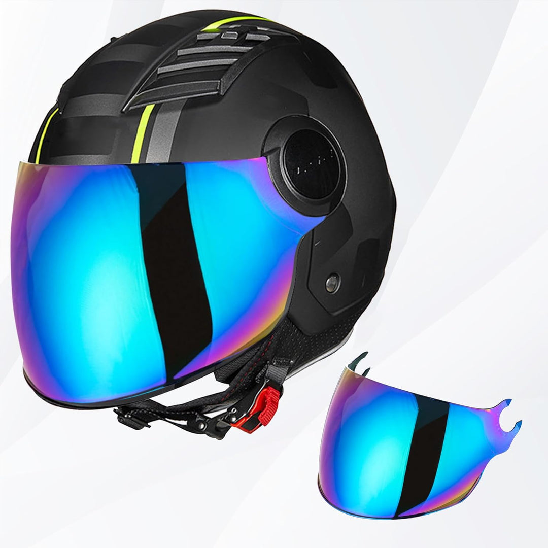 Helm Visier für LS2 of562,Motorrad Wind Schild Helm Objektiv Visier,Motorradhelm Visier,Integralhelm