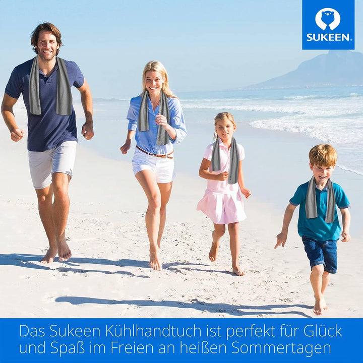 Kühltuch Set, kühlendes Handtuch Kühltücher Hals, Handtuch kühlend, Cooling Towel, Kühltücher Sport,