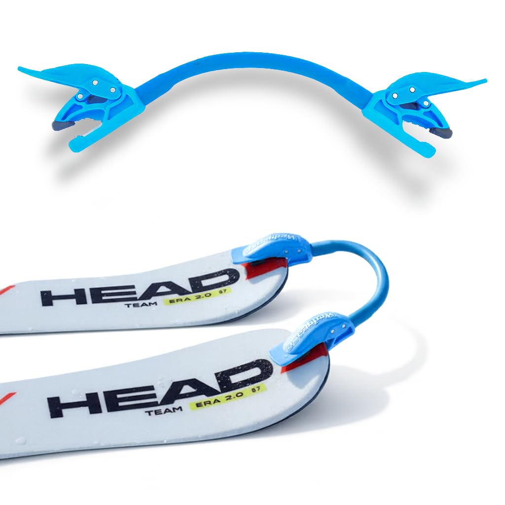Wedgease - Ski Tip Connector - Teach Kids to Ski - Ski Trainer by Launch Pad Türkis, Türkis