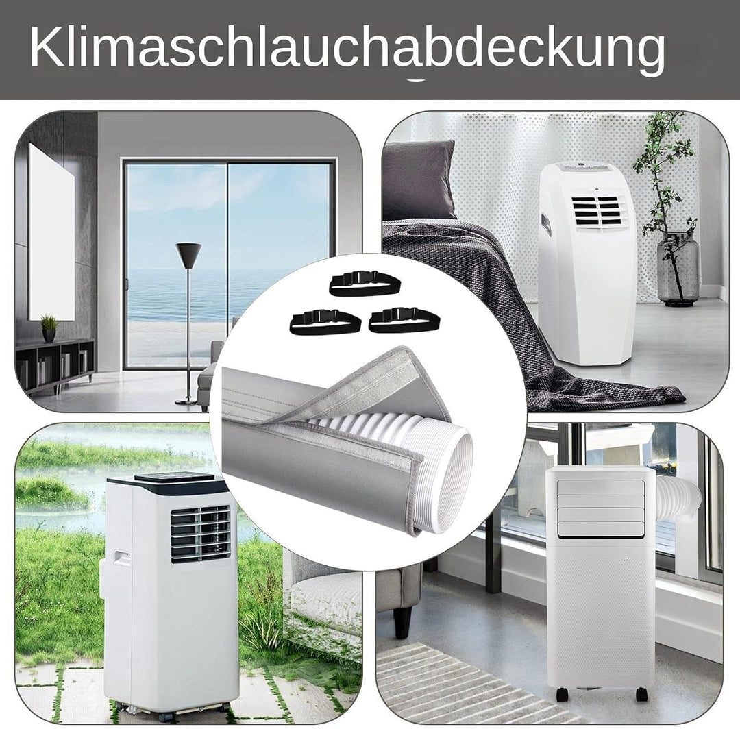 Tragbare AC Schlauch Isolierhülse | Klimaanlagen Schlauch Abdeckung | Staubdichte AC Abluftschläuche