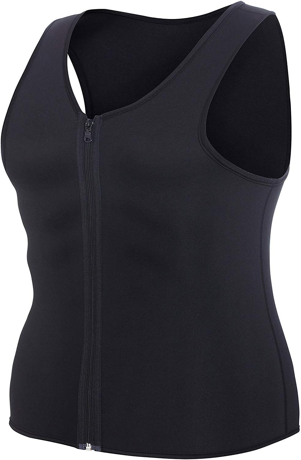 Gotoly Herren Sauna Effekt Anzug Abnehmen Weste Fitness Workout Tank Top Taillenformer Bauchweg Shir