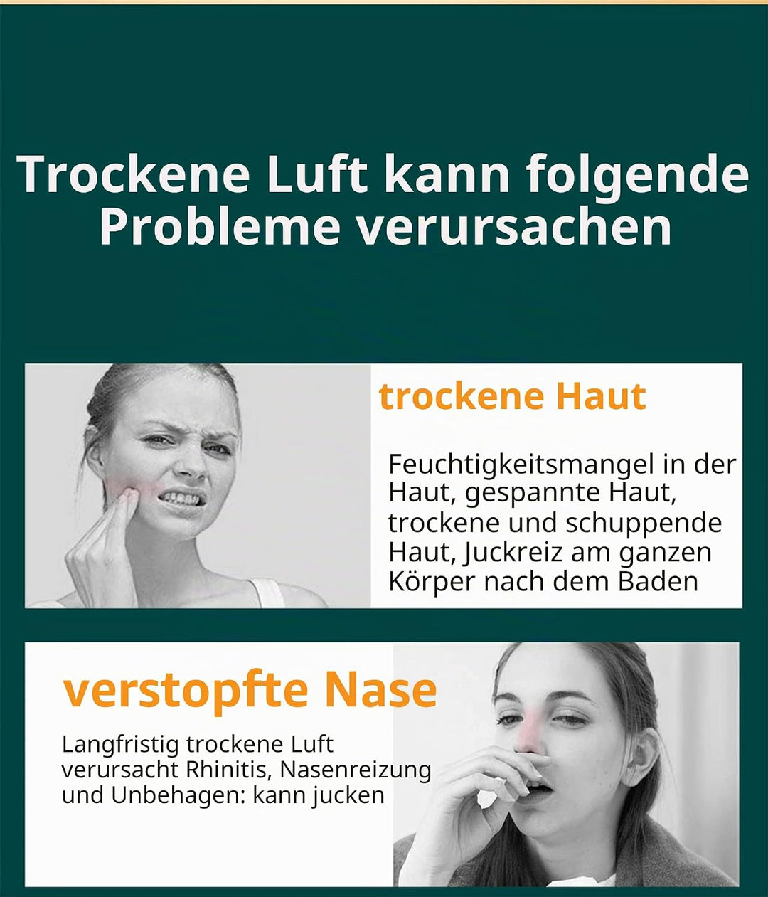 WANGCL Luftbefeuchter Pflanzen Tragbare USB Humidifier Luftbefeuchter Schlafzimmer für Zuhause 2000