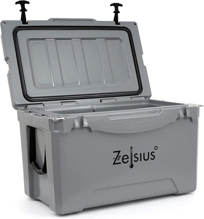 Zelsius Kühlbox 50 Liter | Coolbox | Tragbare Cooling Box ideal für Auto Camping Urlaub Angeln Freiz