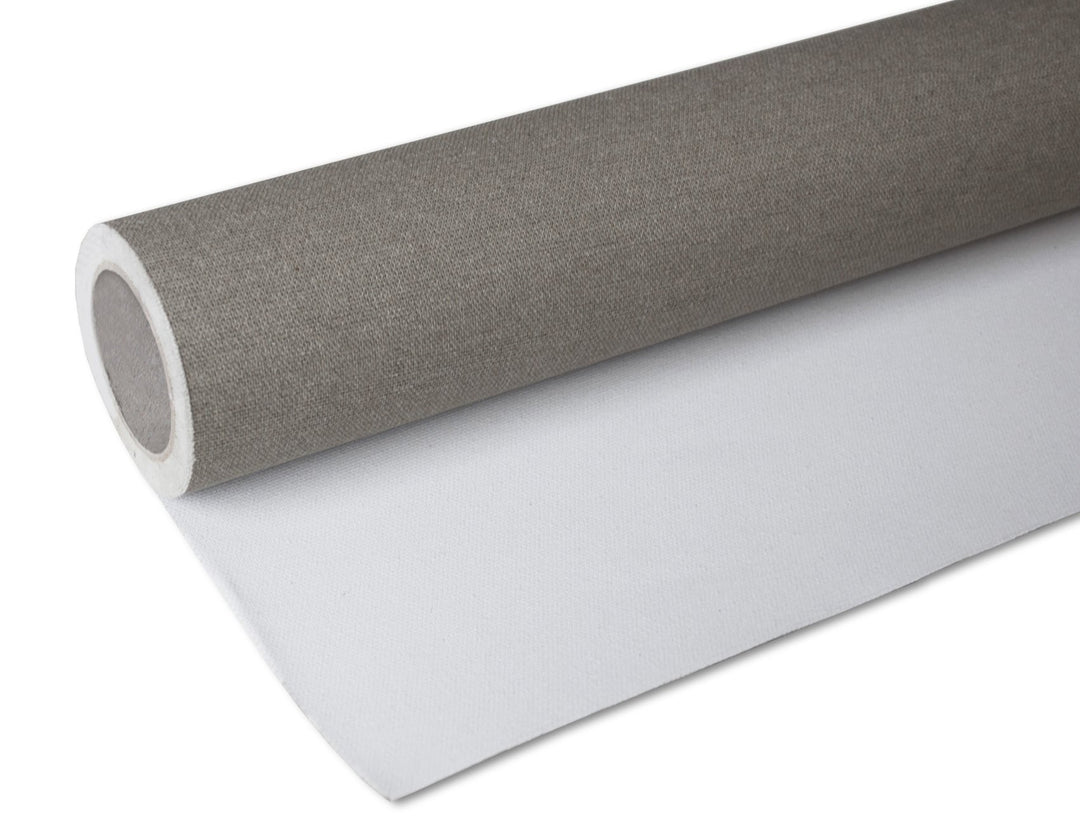 Arte &amp; Arte 7179 Rolle Leinwand-Malerei, Baumwolle, Weiss, H.105 cm, Länge.10 MT