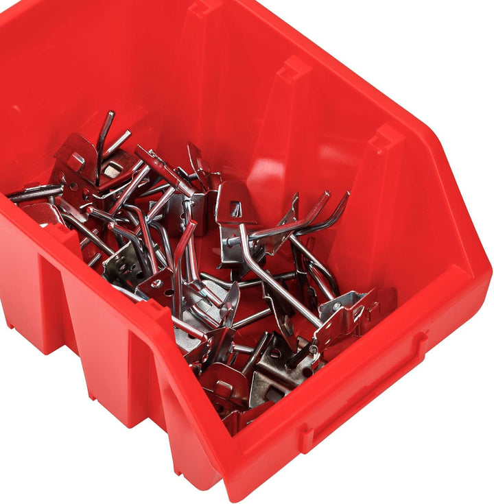PAFEN Stapelboxen Set – 10x Stapelbox für Werkzeugwand 243 x 125 x 175 mm – Sichtbox Stapelkasten St