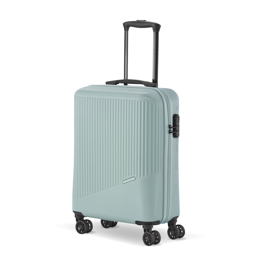 travelite 4-Rad Handgepäck Koffer klein 37 Liter, Gepäck Serie BALI: ABS Hartschalen Trolley erfüllt