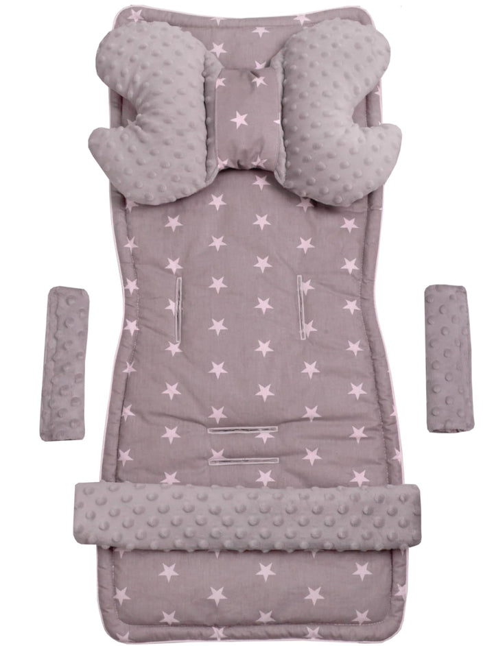 Medi Partners Universal Sitzauflage Kinderwagen &amp; Buggys Sitzeinglage Kinderwagendecke 5tgl Gurtpols