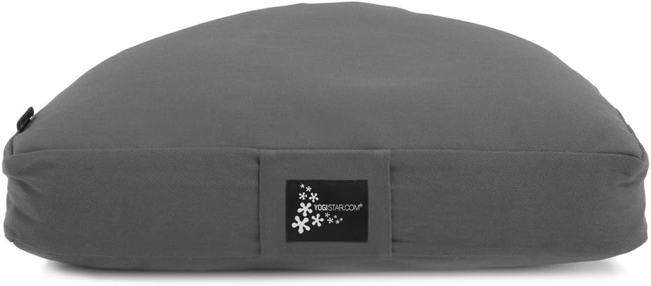 Yogistar Meditationskissen - Halbmond Graphit, Graphit
