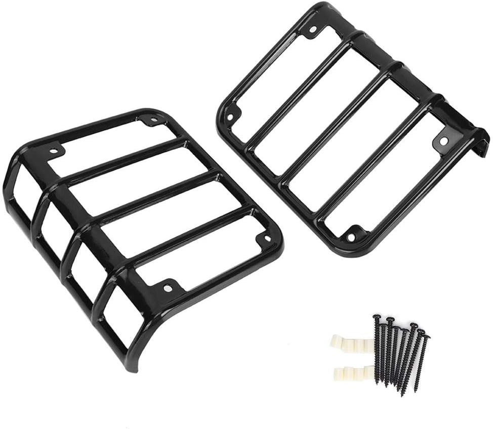 Rücklichtabdeckung, Qiilu Paar Rücklicht Rücklicht Lampenabdeckung Schutzfolie Passend für Jeep Wran