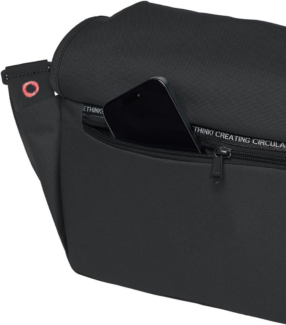 VAUDE Damen Herren Umhängetasche Coreway Messenger 6 One Size Mittelgrosse Schwarz, Mittelgrosse Sch