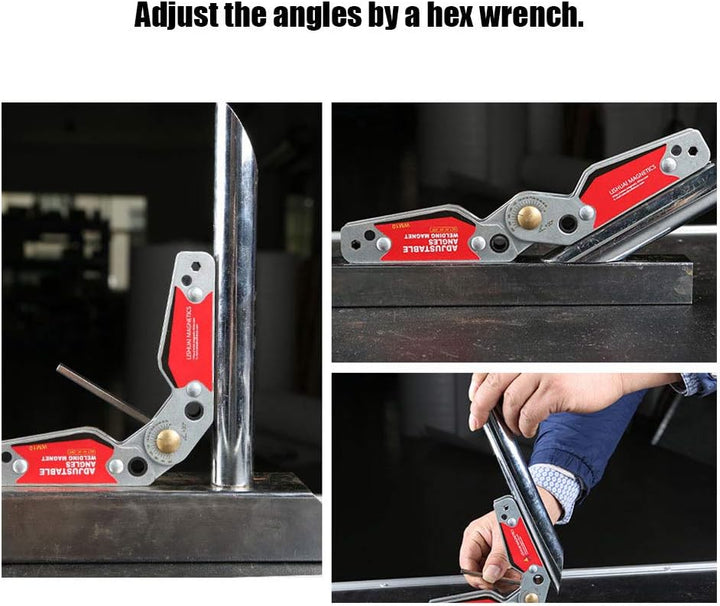 Winkel Schweisshalter, verstellbarer Magnet Magnetischer Schweisshalter Schweisserwerkzeugzubehör (2