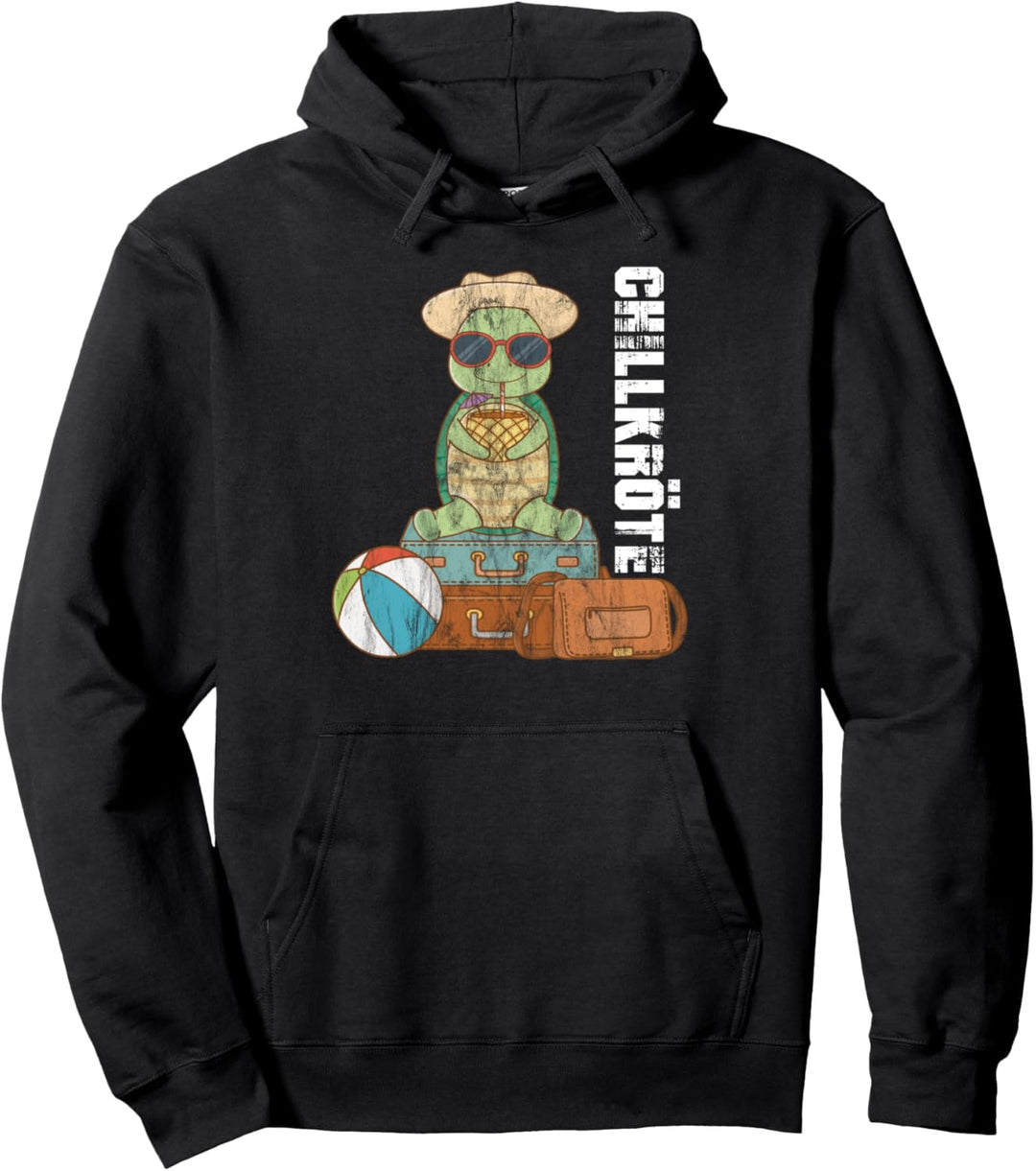 Chillkröte Schildkröte Turtle lustiges Geschenkidee Pullover Hoodie
