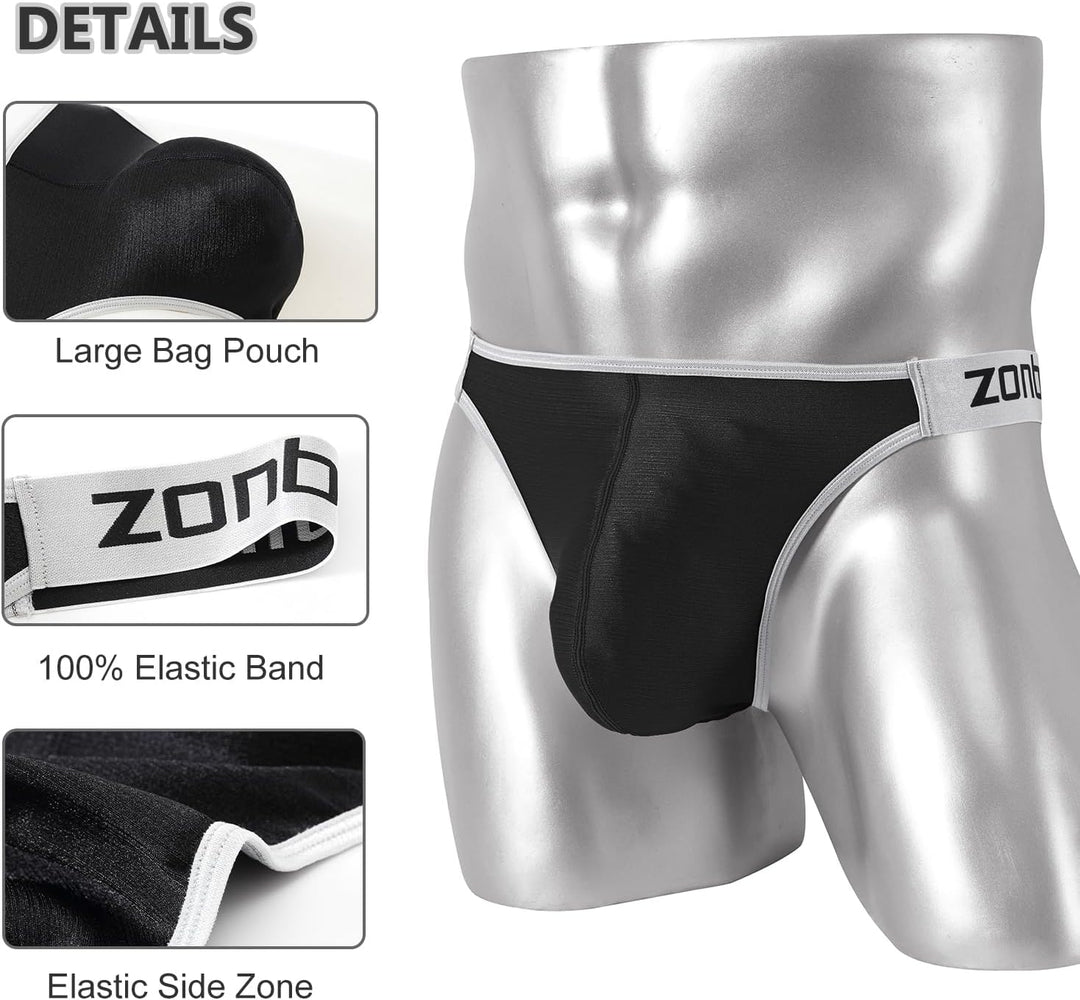 BIATWOWR Herren String Tanga Silk Sexy Slips Unterwäsche Männer weichem und bequemem Stoff viel Plat