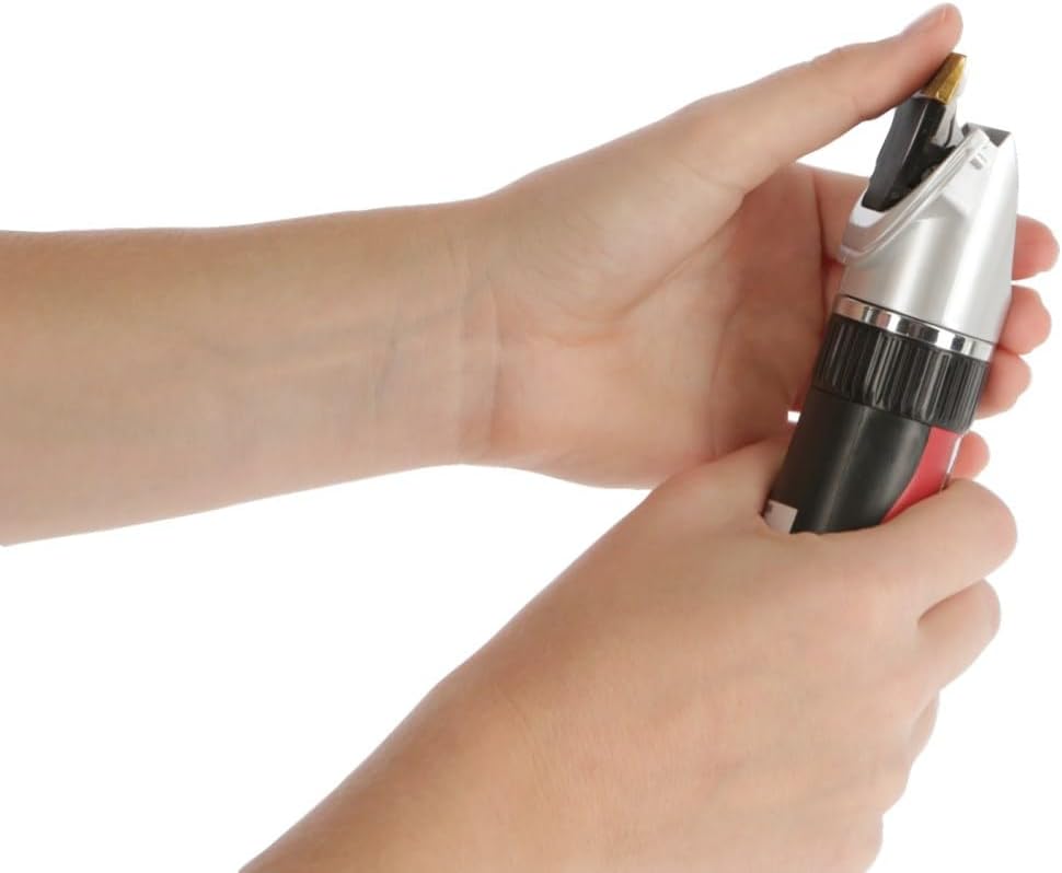 Kerbl 18265 Akku-Schermaschine Sonic inklusiv Zubehör, Rot, Silber