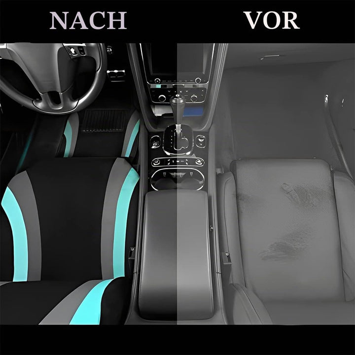 JNNJ 9 Stück Autositzbezüge Kompletter Satz, Auto-Schonbezug Für Highbacksitz, Universell Einsetzbar