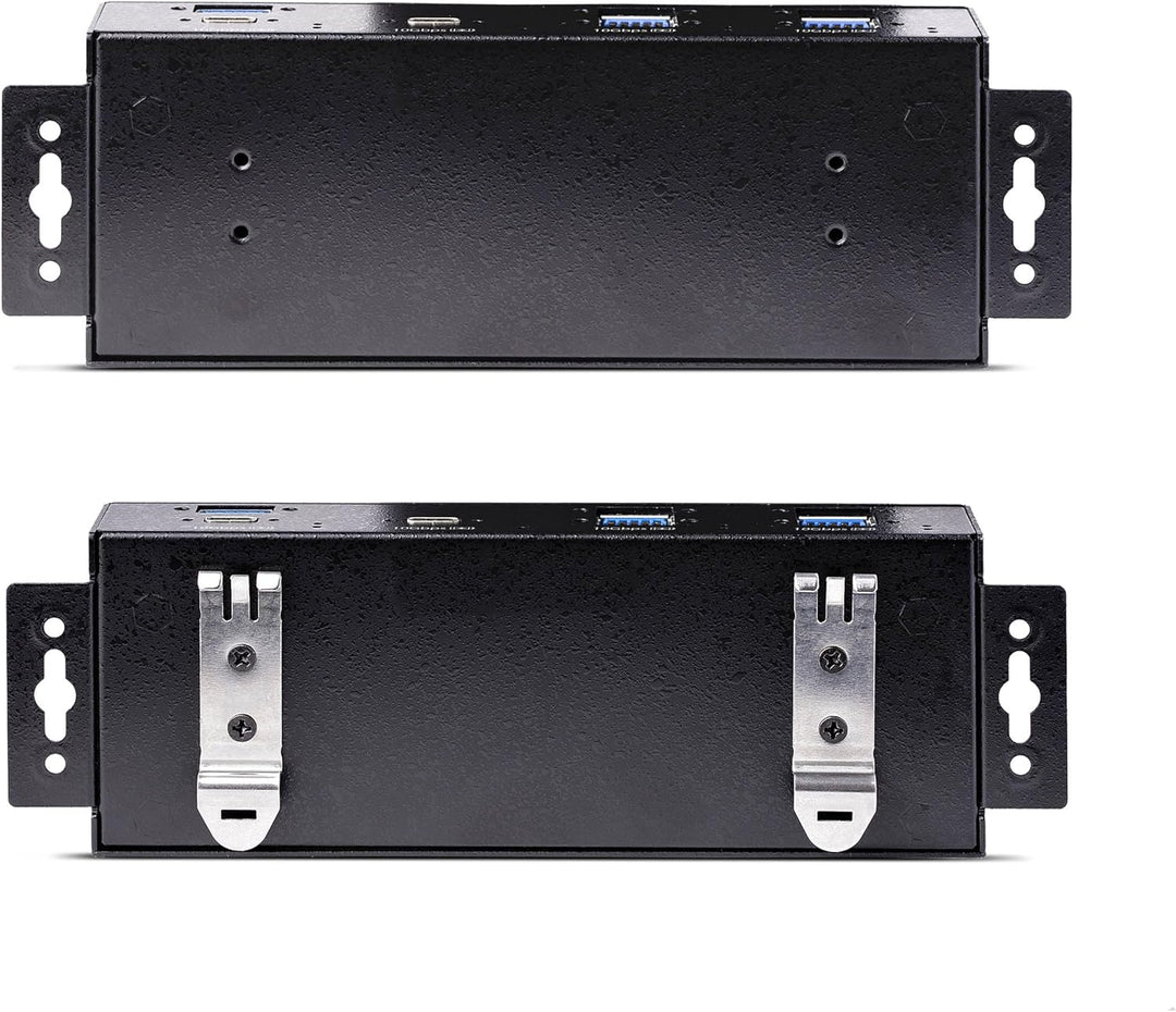 StarTech.com 7-Port USB-C Hub, Industrieller USB-Hub mit 10Gbps und Netzteil, 5X USB-A/2x USB-C Port