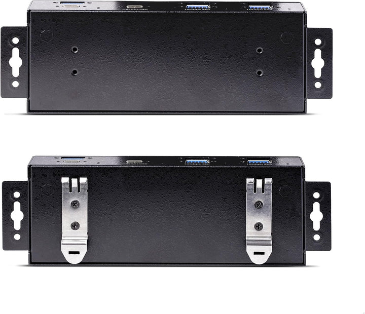 StarTech.com 7-Port USB-C Hub, Industrieller USB-Hub mit 10Gbps und Netzteil, 5X USB-A/2x USB-C Port