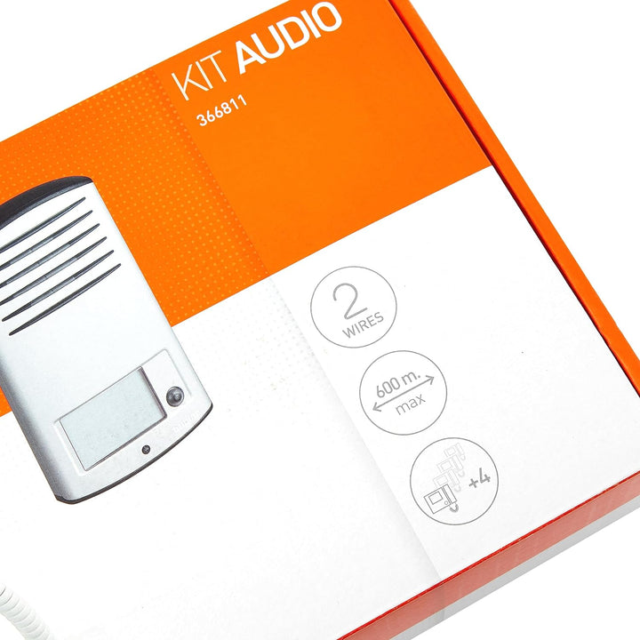 BTicino 366811 Gegensprechanlage mit 1 Hörer, 2 Kabel Einfamilie, Einfamilie
