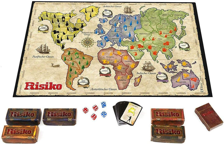 Risiko - Das Strategiespiel, Brettspiel für die ganze Familie, spannendes Gesellschaftsspiel, für Ki