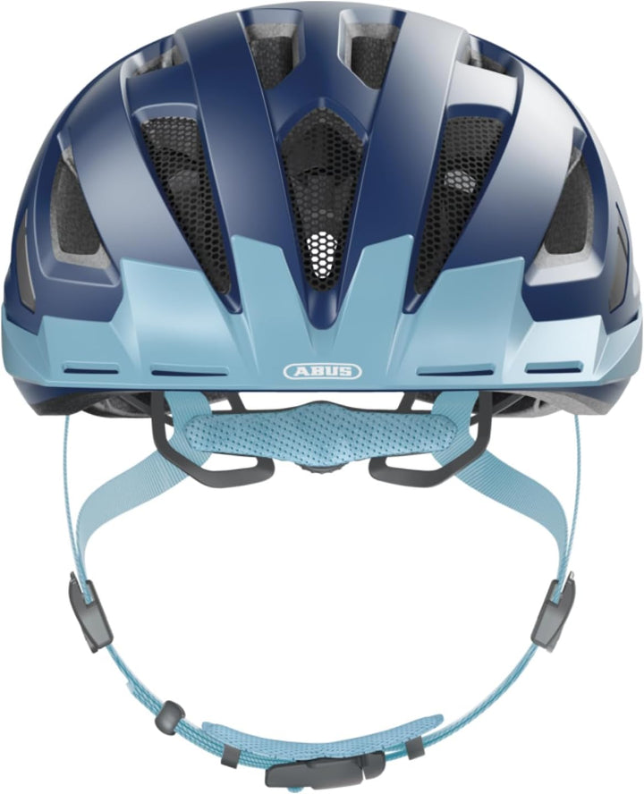 ABUS Stadthelm Urban-I 3.0 - Fahrradhelm mit Rücklicht, Schirm und Magnetverschluss - für Damen und