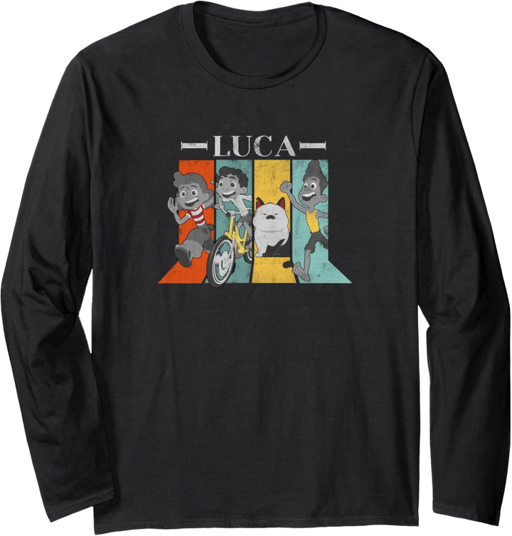 Disney Pixar Luca Character Panels V1 Langarmshirt