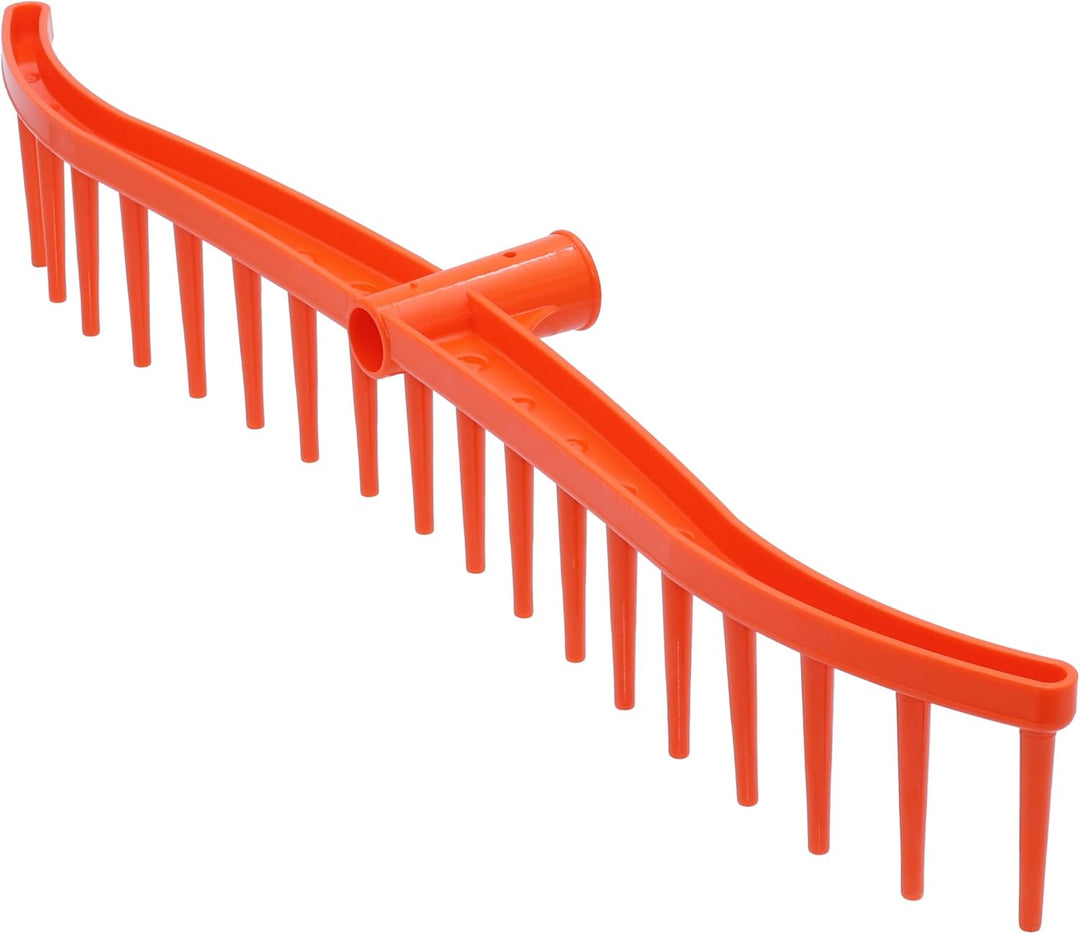 Profi Heurechen 60cm Spar Set - Rasenrechen mit geschwungener Form - Robuster Rechen für den Garten