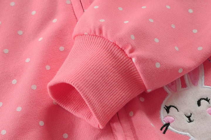 EULLA Kinder Mädchen Zip Up Hoodie Sweatjacke Kapuzenjacke Kapuzenpullover Langarm Baumwolle Einhorn