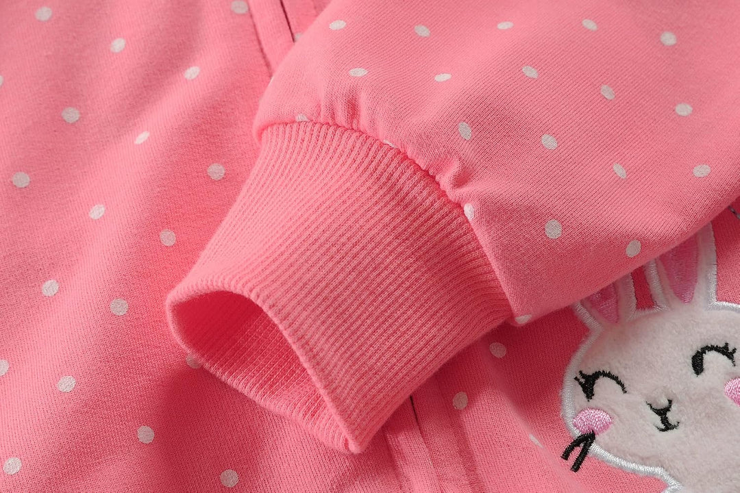 EULLA Kinder Mädchen Zip Up Hoodie Sweatjacke Kapuzenjacke Kapuzenpullover Langarm Baumwolle Einhorn