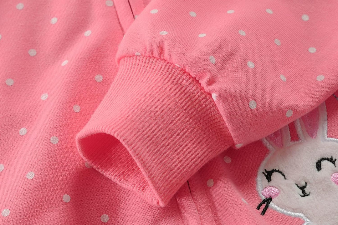 EULLA Kinder Mädchen Zip Up Hoodie Sweatjacke Kapuzenjacke Kapuzenpullover Langarm Baumwolle Einhorn