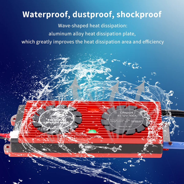 LiFePO4 BMS 16S Bluetooth 48V 100A Lithium Eisen Phosphat Batterie Management System Schutz Board mi
