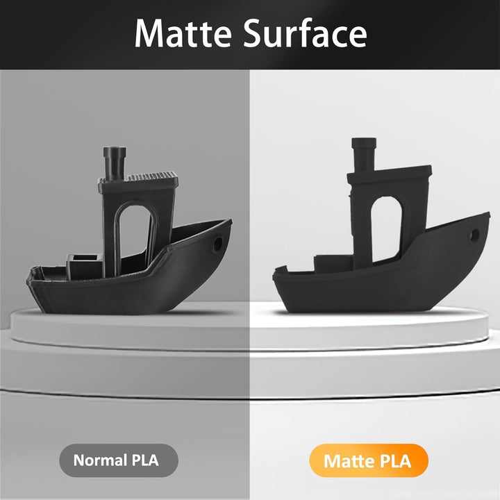 ERYONE Matte PLA 3D Drucker Filament 1.75mm, Massgenauigkeit +/- 0.03 mm, 1 kg 1 Spule, Matte Beige,