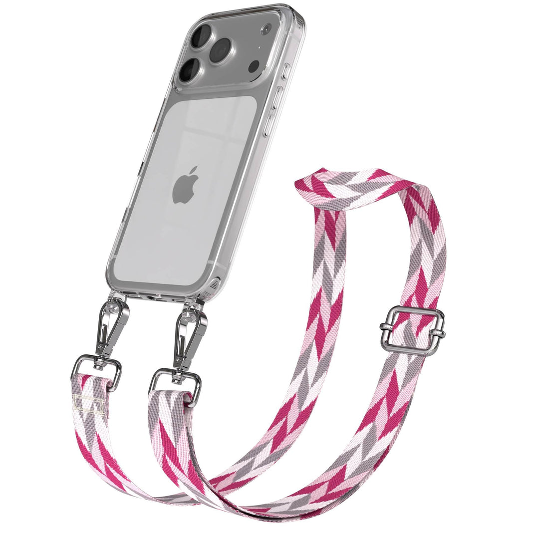 EAZY CASE Handykette - Verstellbares Taschenband kompatibel mit iPhone 17 Pro, Schulterriemen, Handy