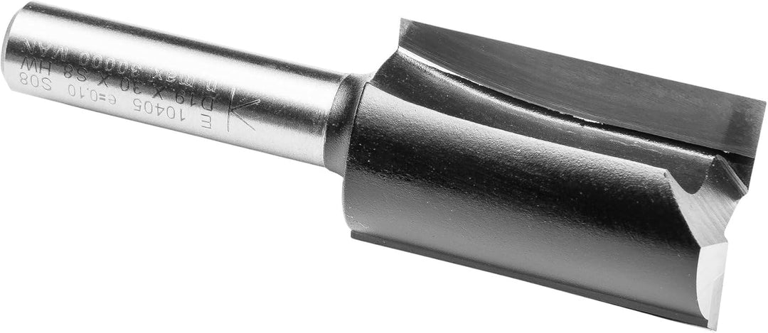 ENT 10405 Nutfräser HW, Schaft (S) 8 mm, Durchmesser (D) 19 mm, NL 30 mm, SL 32 mm, GL 62 mm D=19 /