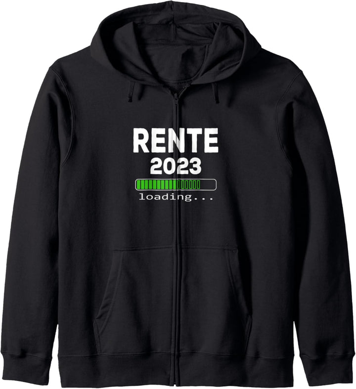Witzige Rentensprüche Rente 2023 loading - Countdown läuft Kapuzenjacke