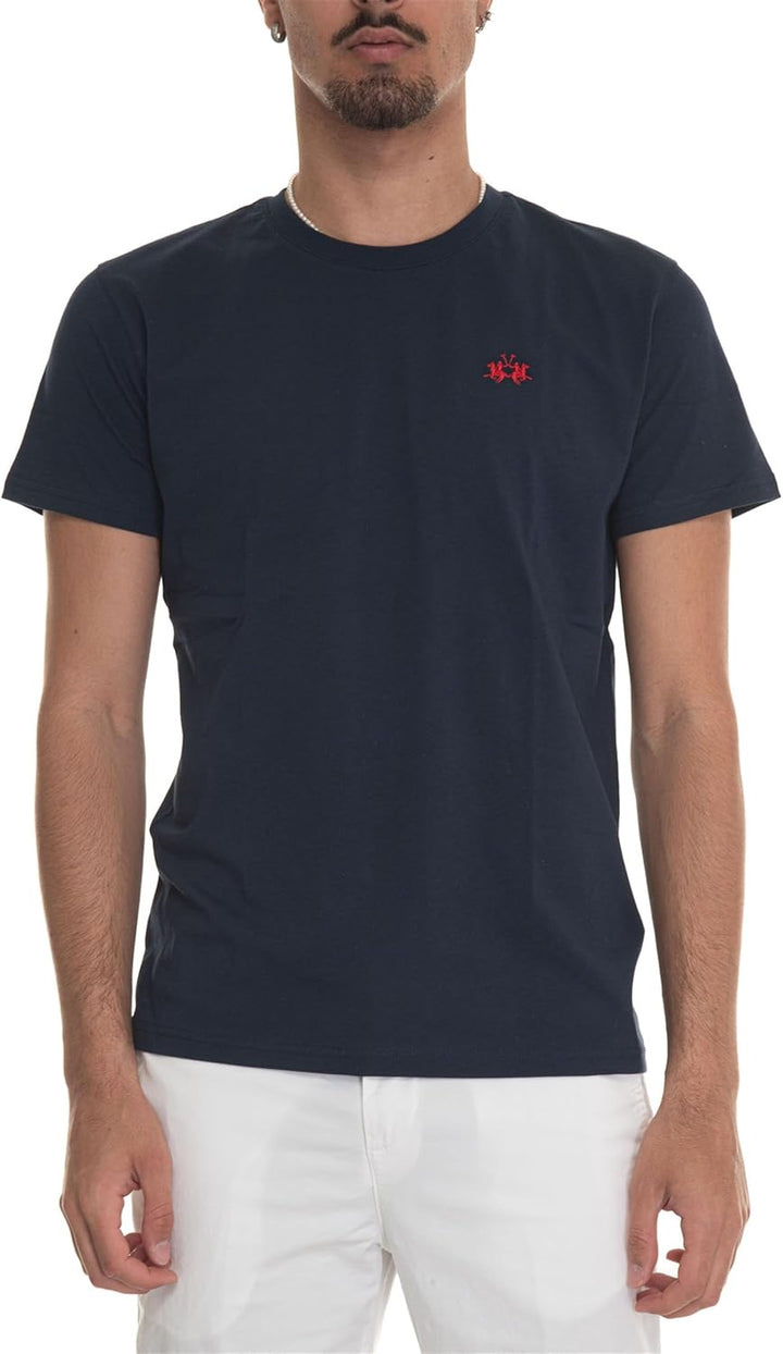 La Martina Herren Serge T-Shirt, XL Blau