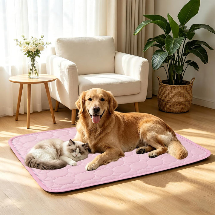 Kühlmatte für Hunde Gross, Selbstkühlend Hundematte 100 * 70cm Kühldecke für Hunde, Sommer Kühlkisse