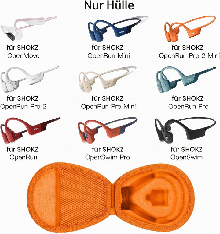 co2CREA für SHOKZ OpenRun Knochenschall Kopfhörer,Schutzhülle Tasche für OpenRun mini/Pro 2 mini/Ope