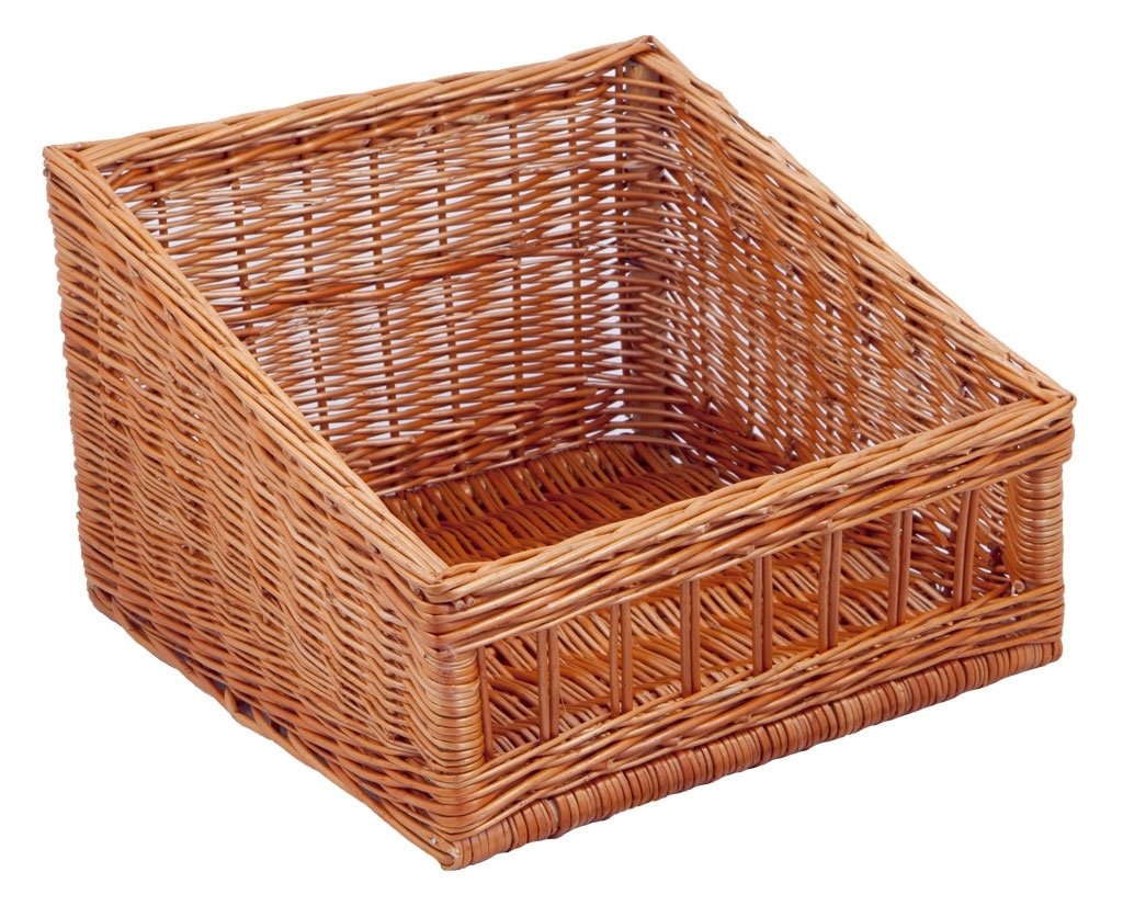 Backideen System-Regalkorb quadratisch, braun, T 40cm x B 40cm x Hv 16cm x Hh 27cm T 40cm x B 40cm B