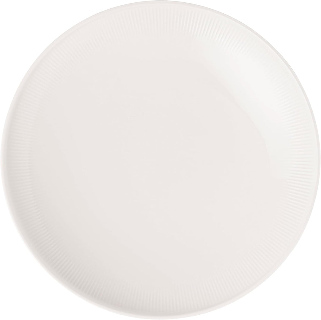 Villeroy & Boch – Afina Suppenteller Gross Weiss, Spülmaschinenfest, Mikrowellensicher, Teller, Gesc