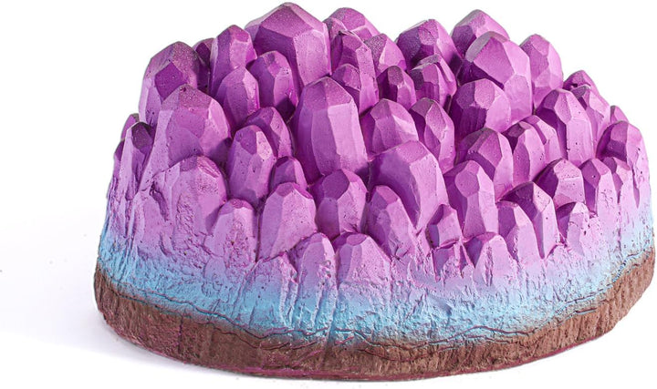 Eggbox Jumbo Mineralien Kristall Ausgrabungsset für Kinder 12 Echte Edelsteine inkl, Amethyst, Rosen