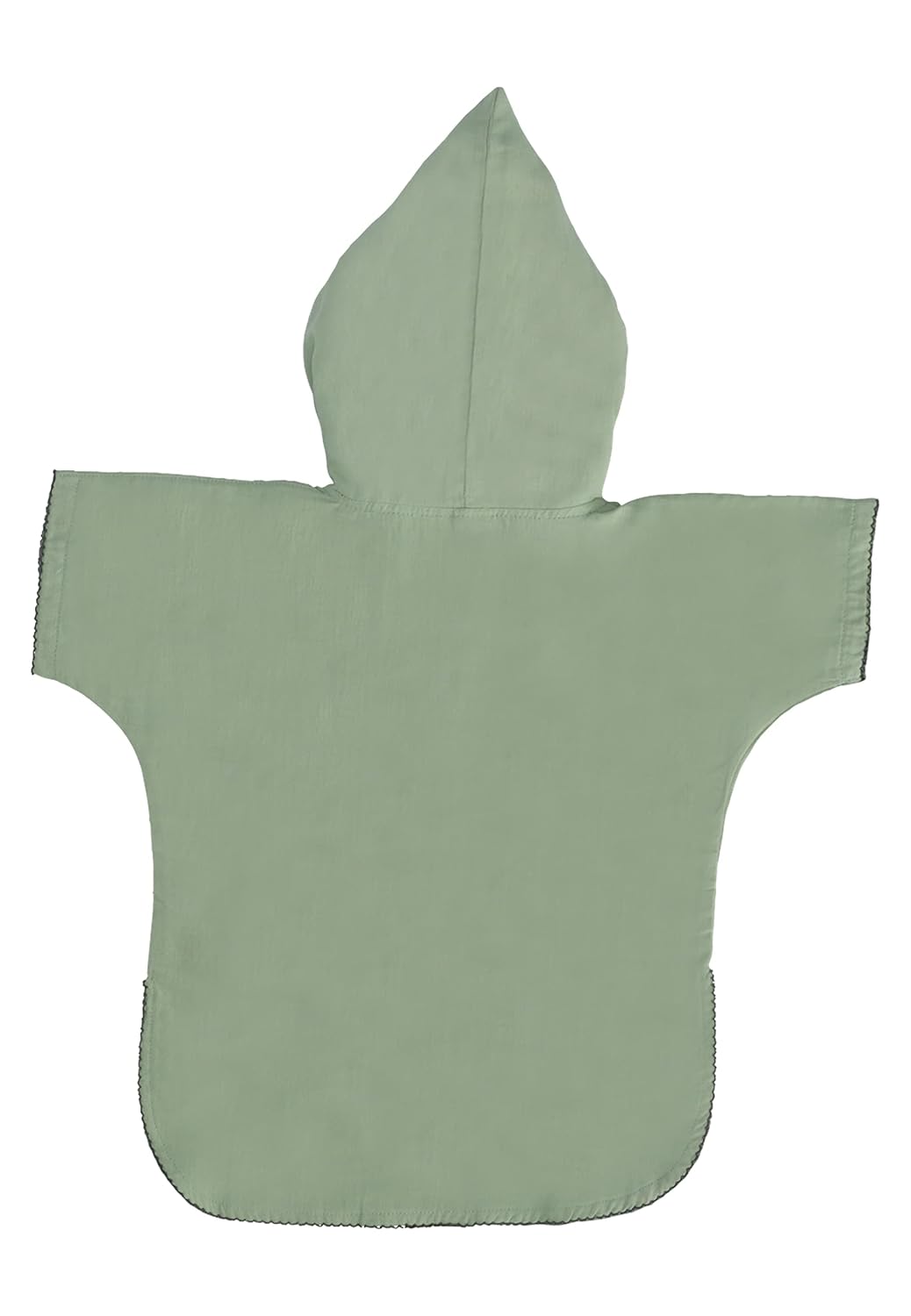 Sterntaler Unisex Kinder Poncho Affe Albert, Baumwollmusselin, mit Kapuze und Fronttasche, ideal für