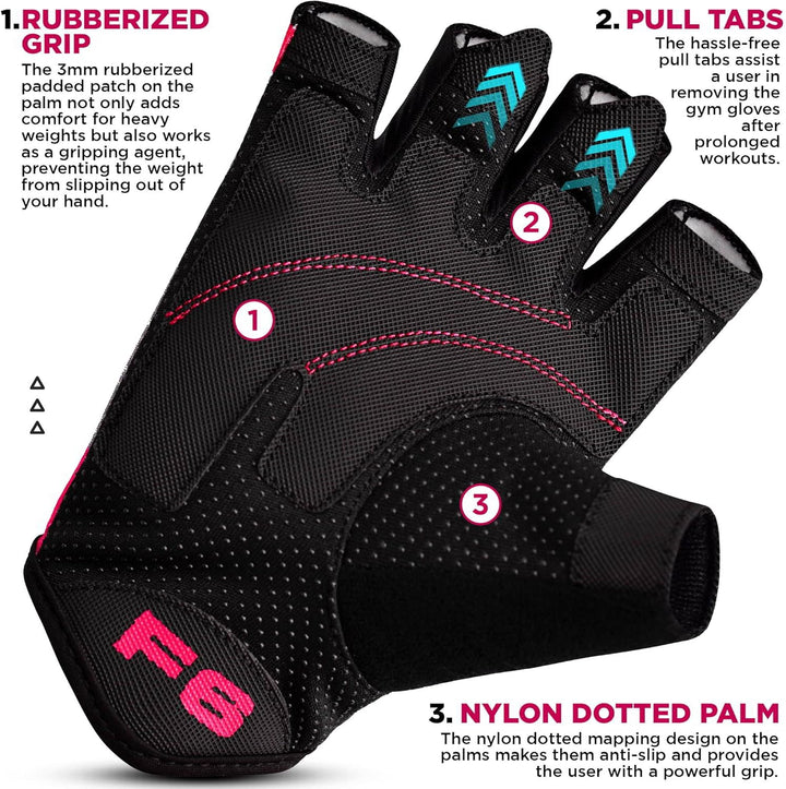 RDX Fitness Handschuhe Trainingshandschuhe Handgelenkstütze Sporthandschuhe Gewichtheben Workout Bod