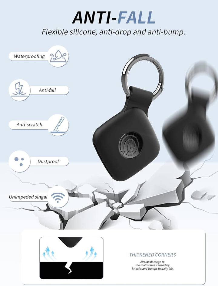 4 Stück Schutzhülle für Tile by Life360 Mate - Tracker hülle, Wasserdicht. Langlebig, Leichtgewichti