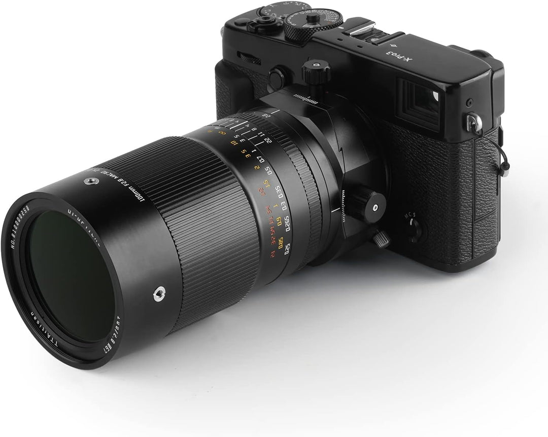 TTArtisan 100mm F2.8 Kameraobjektiv Vollformat Makro 2X Objektiv Tilt Shift Objektiv für Insekten Mi