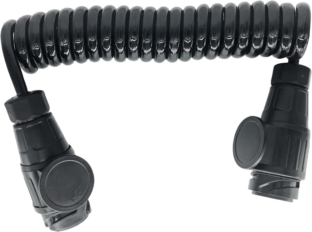 Sepzlly Spiralkabel Verlängerungskabel, 13-polig auf 13 Polig Adapter Stecker Männlich Stecker Verbi