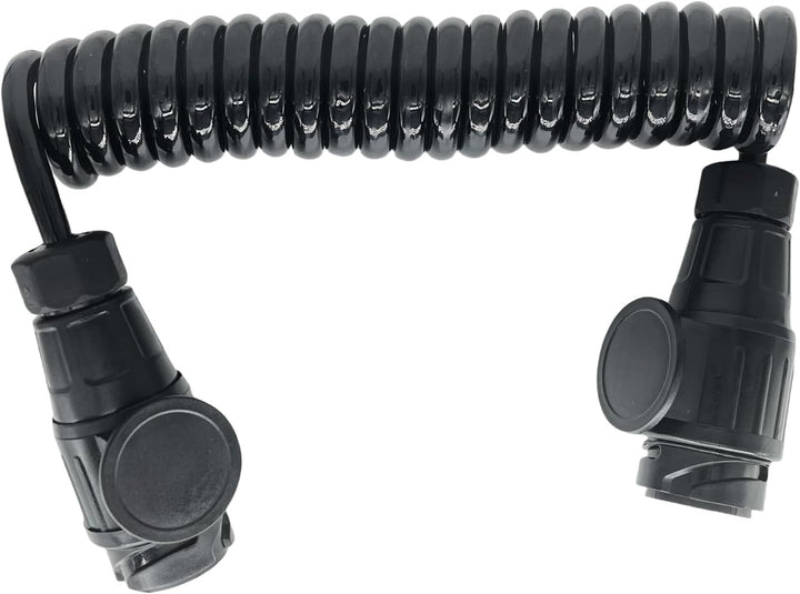 Sepzlly Spiralkabel Verlängerungskabel, 13-polig auf 13 Polig Adapter Stecker Männlich Stecker Verbi